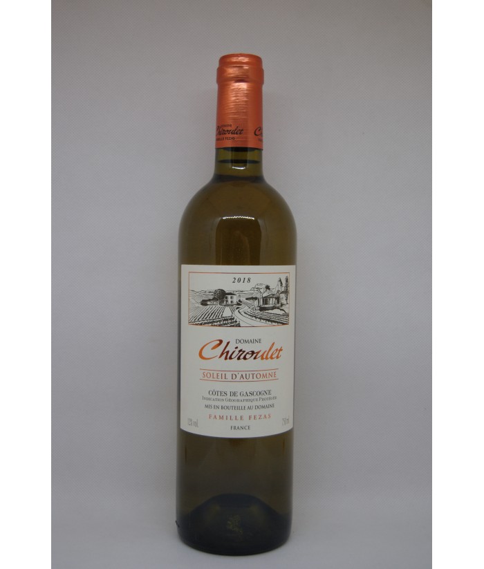 Domaine Chiroulet Soleil d'Automne Vin Blanc Moelleux 2022