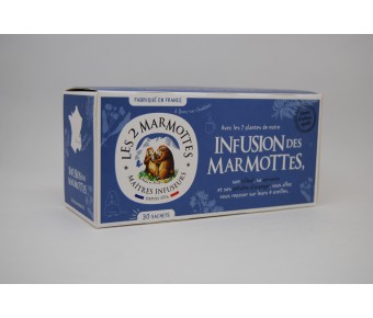 Les 2 Marmottes - Infusion des Marmottes 30 sachets - Tilleul et